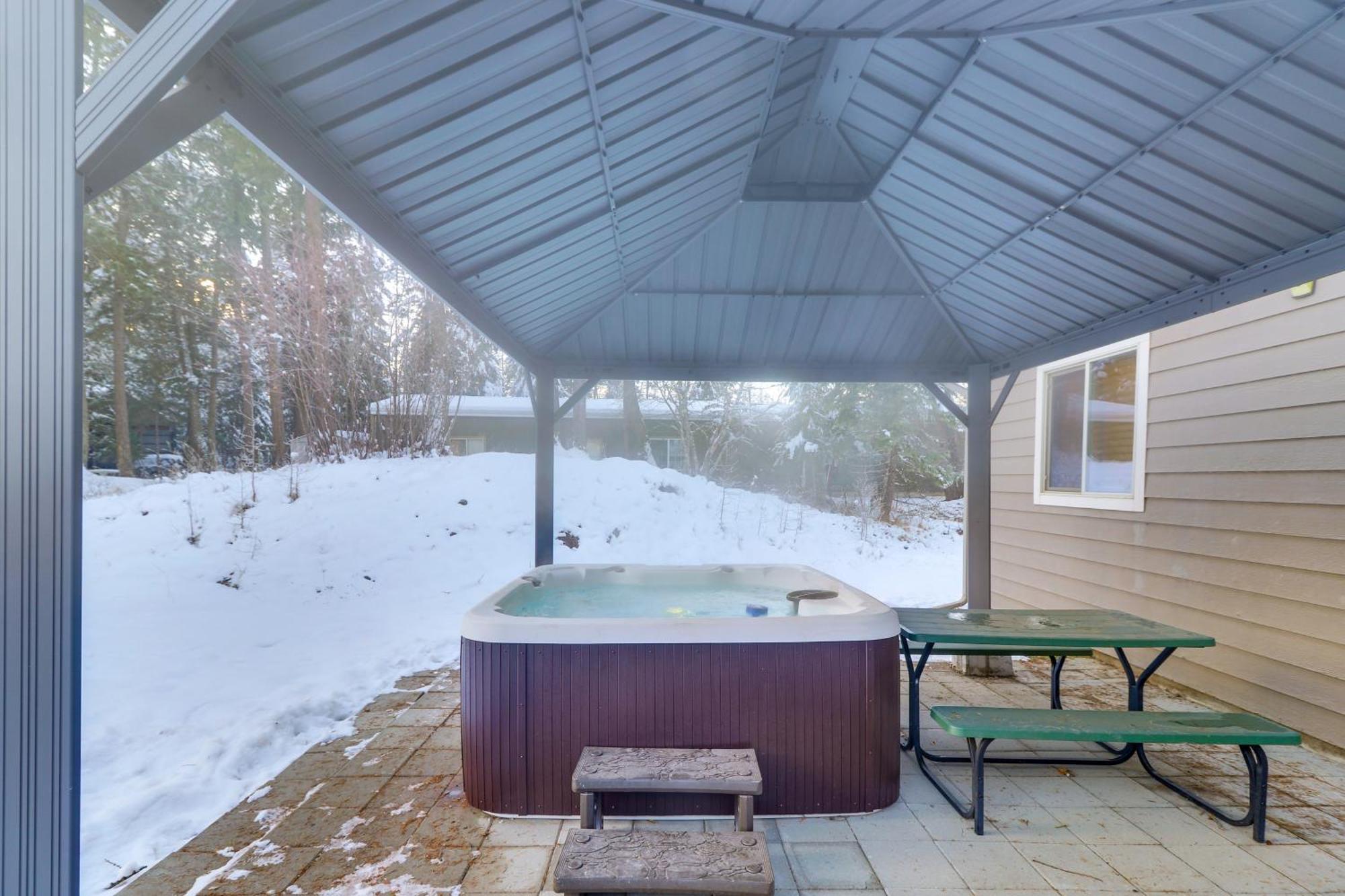 Columbia Falls Private Retreat Pool Table And Deck! 외부 사진